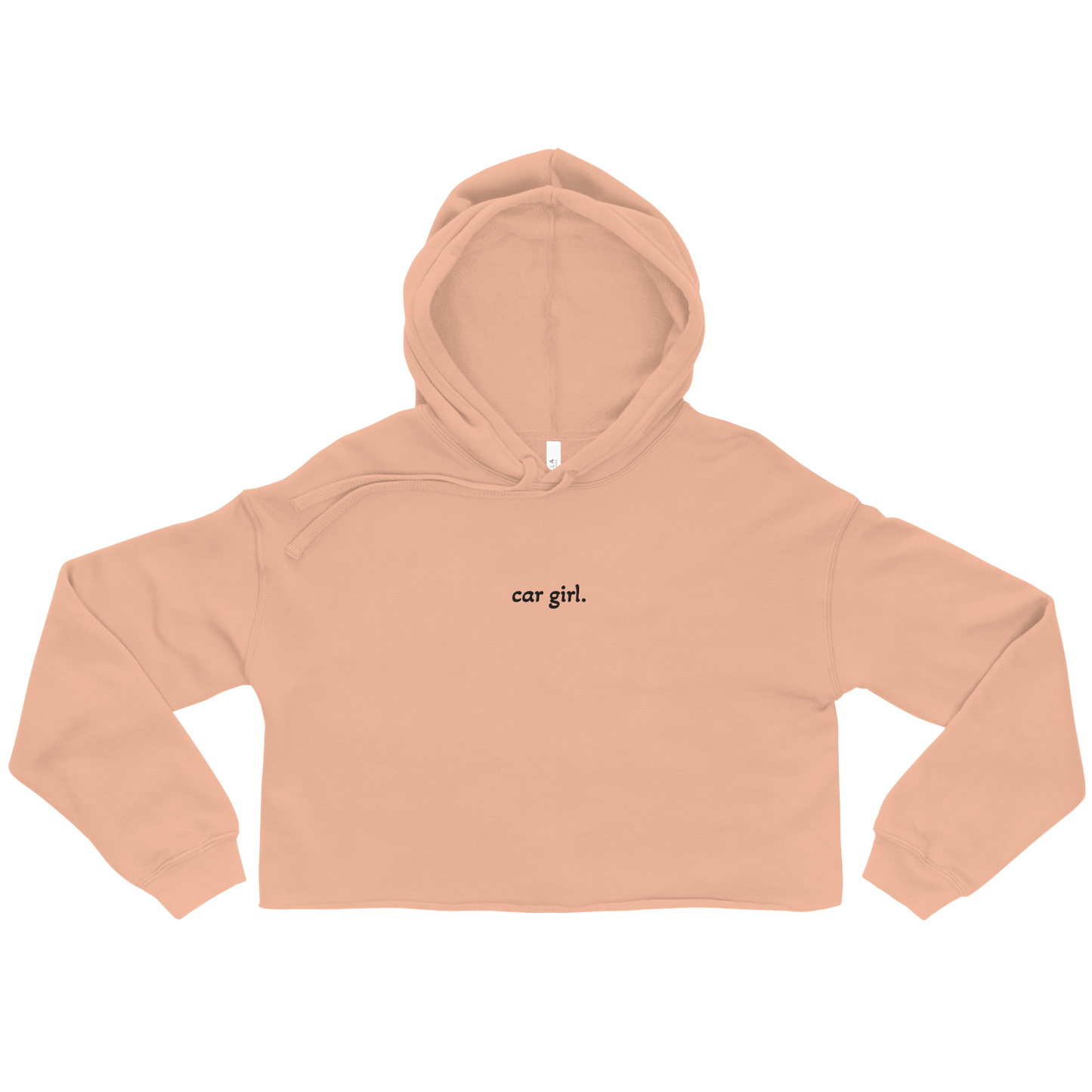 Car Girl Crop Hoodie